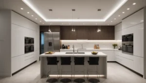 faux plafond cuisine spot