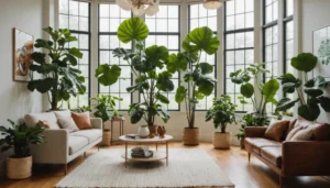 plantes avec grandes fleurs