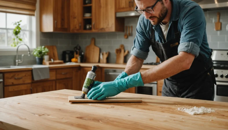 comment rénover un plan de travail de cuisine