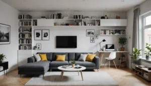 plan d'un appartement 25 m² 1 pièce