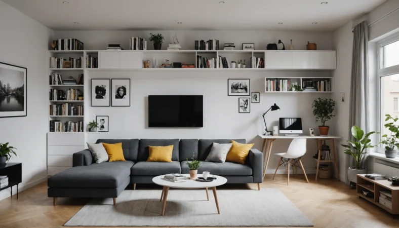 plan d'un appartement 25 m² 1 pièce