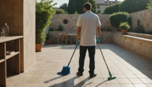 nettoyant terrasse javel