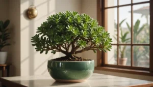 arbre de jade fleuri