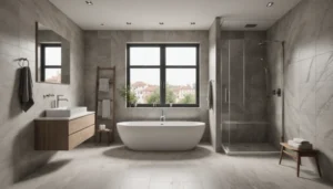 carrelage dans une salle de bain