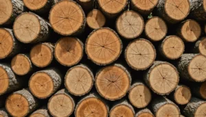 merule sur bois de chauffage