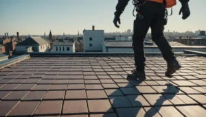 comment marcher sur un toit en tuile