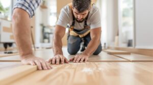 maison plancher bois