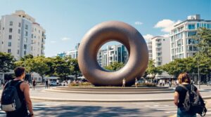 rond point donut montpellier