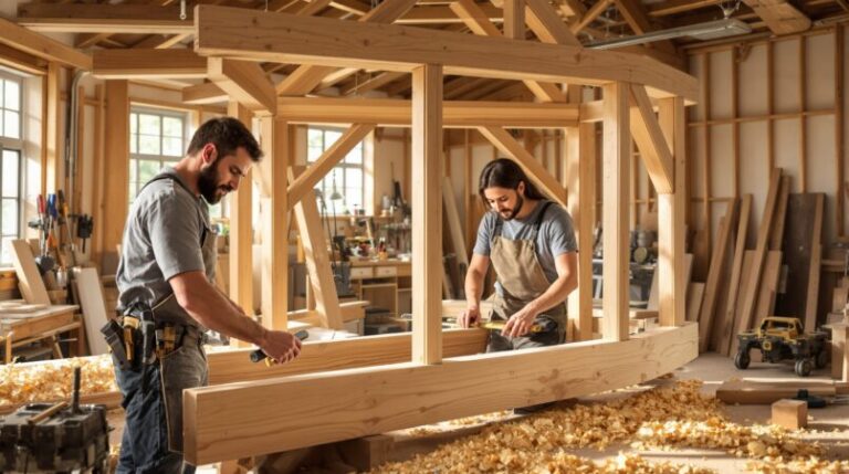 charpente en bois traditionnelle