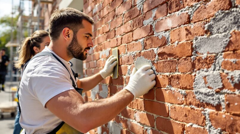 façades en brique rénovation et entretien