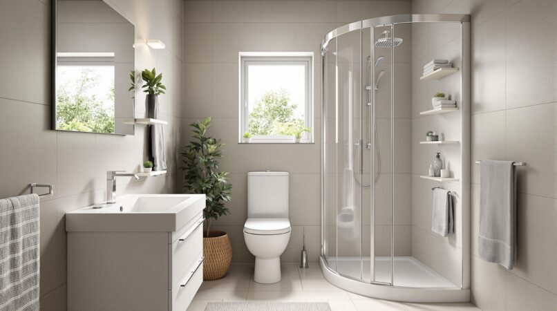 plan salle de bain 2m2 avec wc