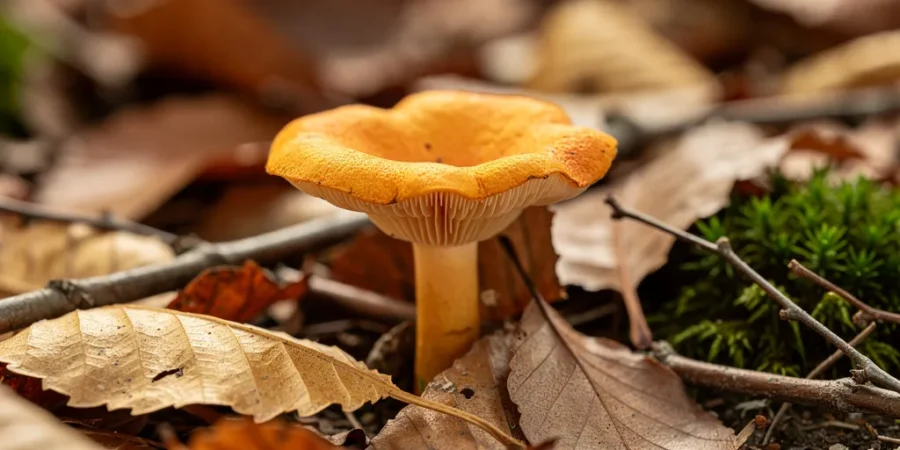champignon toxique fausse chanterelle non comestible