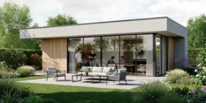 extension contemporaine maison