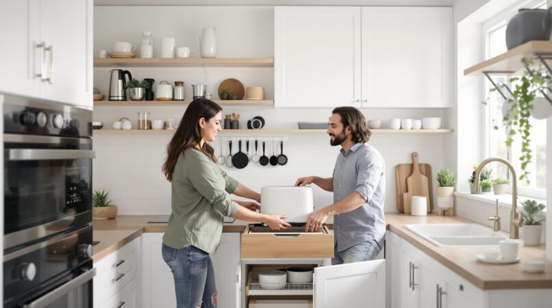 rangement électroménager cuisine