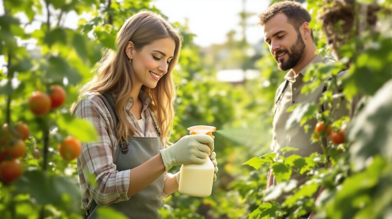 traiter les tomates avec du lait