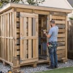 abri poubelles palettes