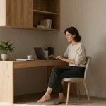 L'art d'intégrer un bureau sur mesure : le secret d'une maison sereine