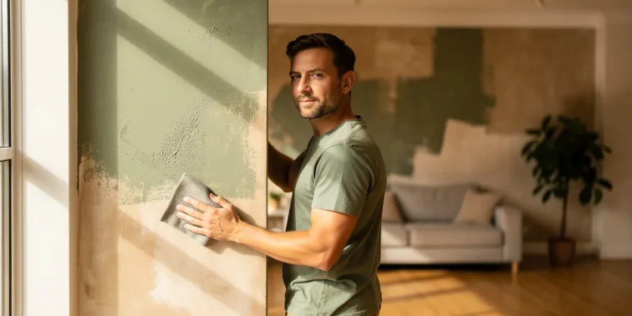 peinture à l'éponge photos