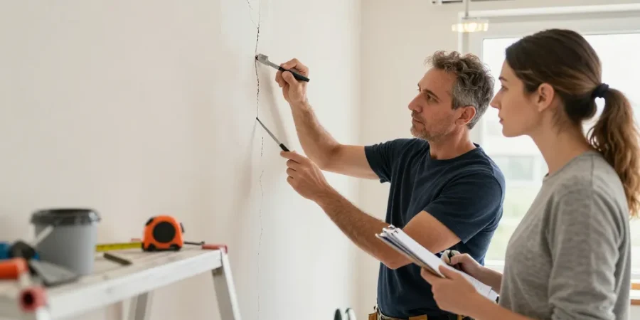 réparer une fissure