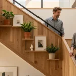 deco cage d'escalier en bois