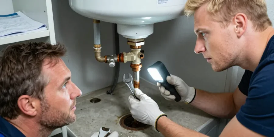 fuite ballon eau chaude par le haut