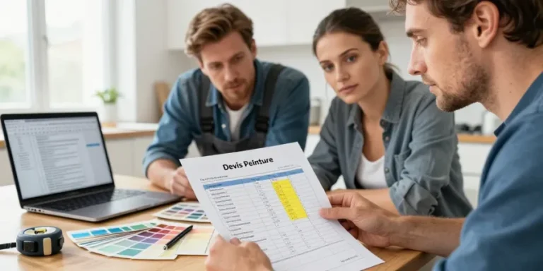 model devis peinture