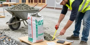 combien de m3 avec un sac de beton