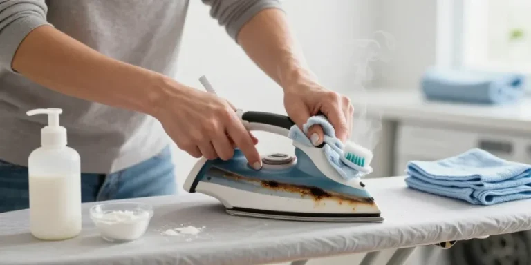 comment nettoyer une semelle de fer à repasser brûlé