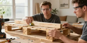 étagère palette récup