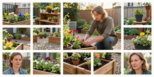 idee petit jardin fleuri