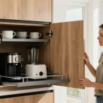 meuble cuisine pour cacher électroménager