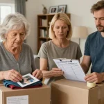 vider maison après départ en maison de retraite