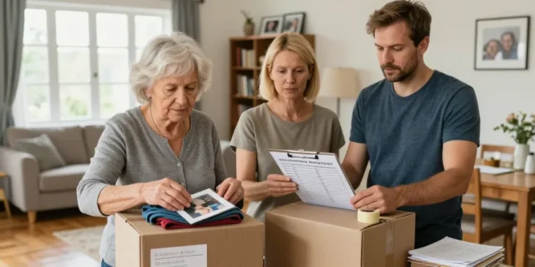 vider maison après départ en maison de retraite