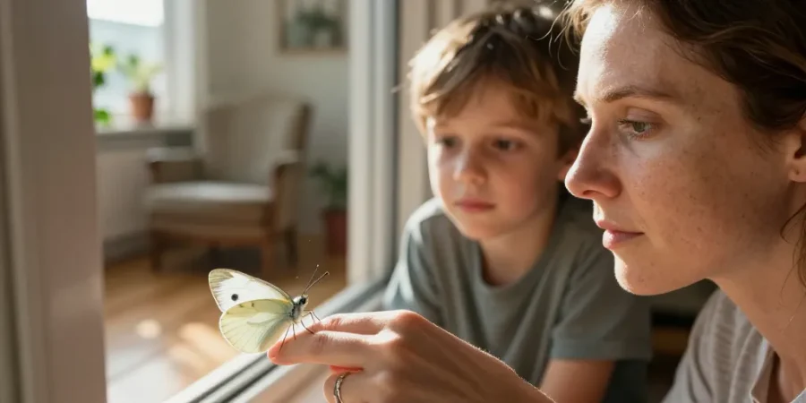 voir papillon blanc signification