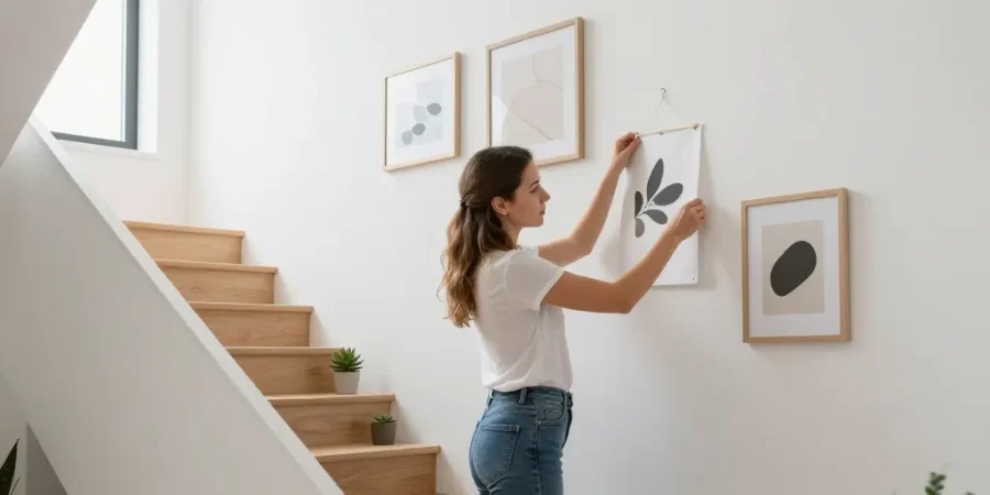 décorer une cage d'escalier