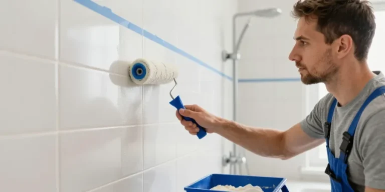 peindre carreaux salle de bain