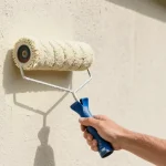 peindre un mur exterieur en crepi