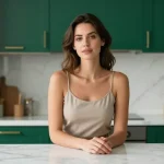 cuisine verte émeraude