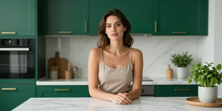 cuisine verte émeraude