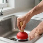 comment déboucher un évier avec une ventouse