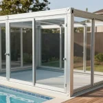 abris de piscine en aluminium sur mesure