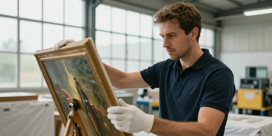 déménagement d'oeuvres d'art