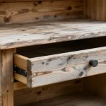 range bois extérieur fait maison