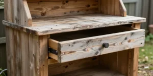 range bois extérieur fait maison